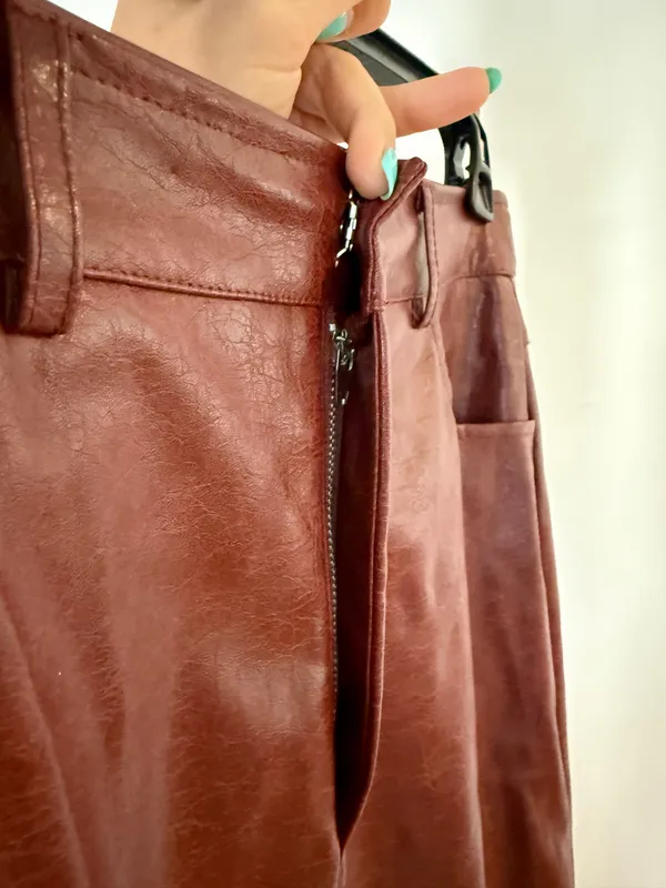 Faux leather pants  - Image 4