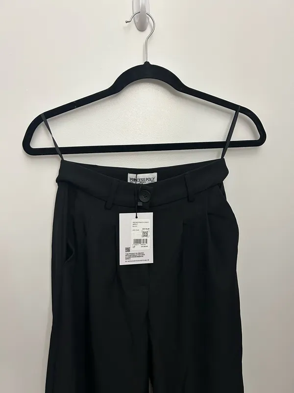 NWT Princess Polly Archer Pants Black - Image 4