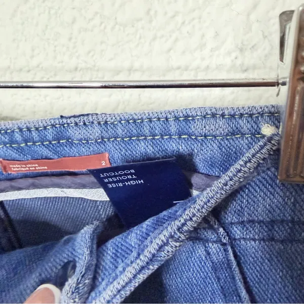 Anthropologie Pilcro High Rise‎ Flare Bootcut Trouser Jeans Womens Size 2 - Image 4