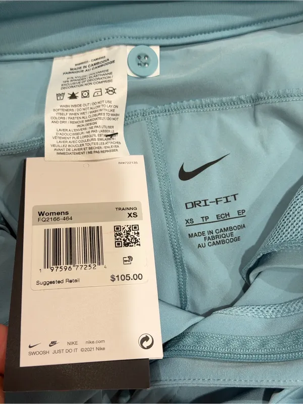 Nike Bliss Women's Dri-FIT Trousers size XS wide leg soft and comfort - Image 6