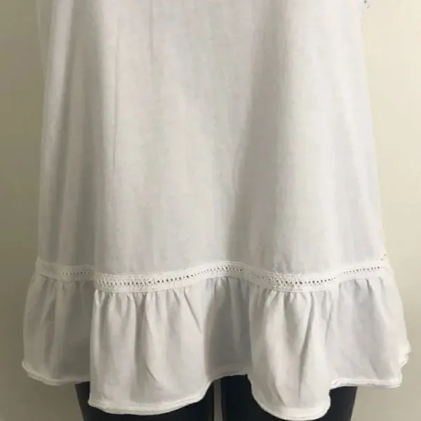 Abercrombie & Fitch sleeveless white top - Image 3