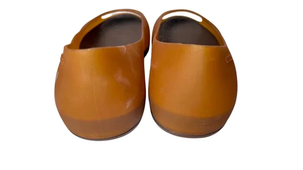 CROCS Women's Carlie Flat Size 8  Rubber Jelly Open Toe Slip On Shoe - Image 7
