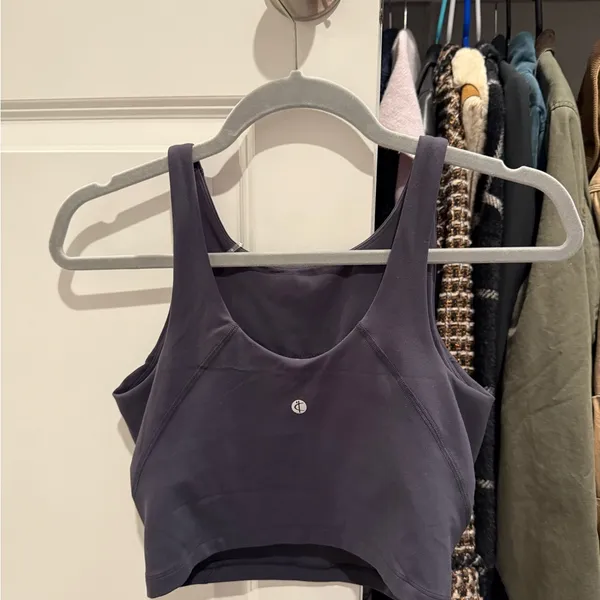 Colorfulkoala Stylish Women's Gray Sports Bra - Image 2