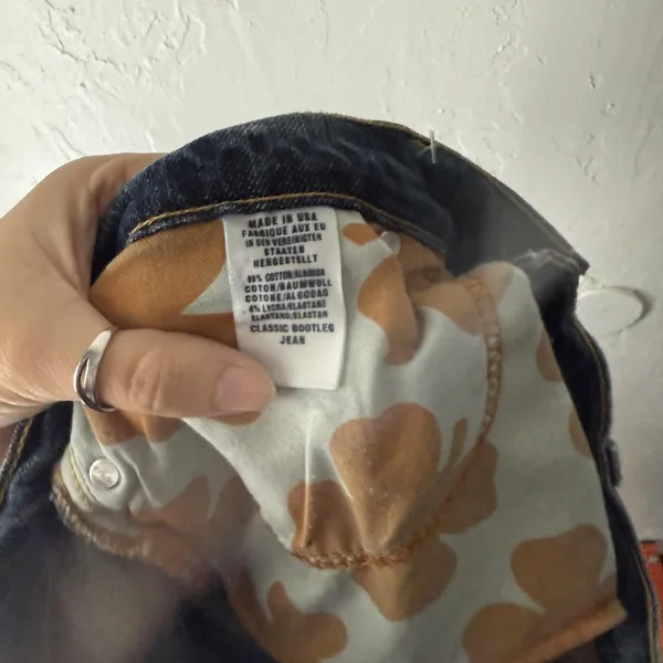 Lucky Brand‎ Jeans Y2k 10 Classic Bootleg Stretch Denim Made in USA 30 Inseam - Image 10