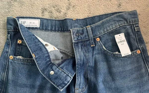Denim Midi Skirt - Image 4