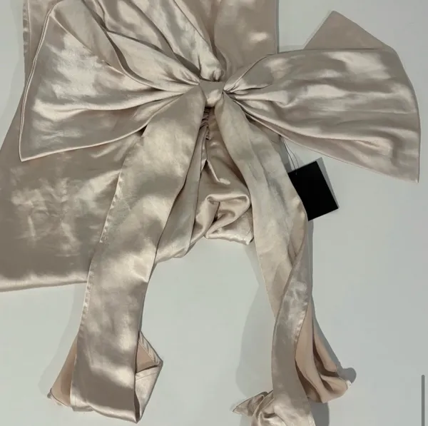 Lulu's Tan Strapless Sheath Dress Cocktail - Image 6