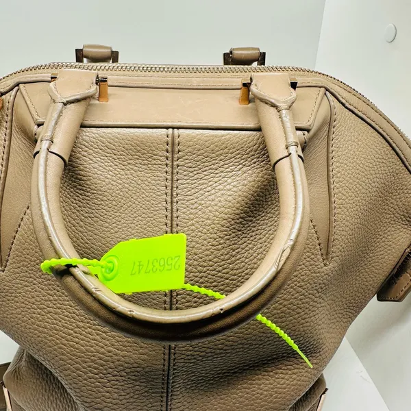 Alexander Wang Leather Toffee Caramel Emile Gold Hardware Satchel Bag Size Large - Image 12