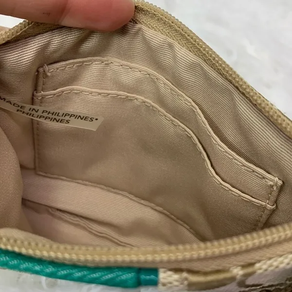 COACH Green Khaki Signature Canvas Wristlet - Image 6