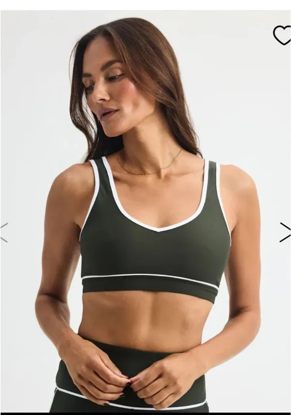 Ayda Sports Bra and Leggings Set Green - Image 2