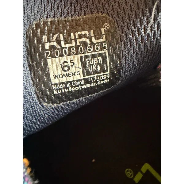 Kuru‎ Kruzr II Womens 6.5 Navy Blue Leather Hiking Sneakers Trail Shoes 20080665 - Image 2