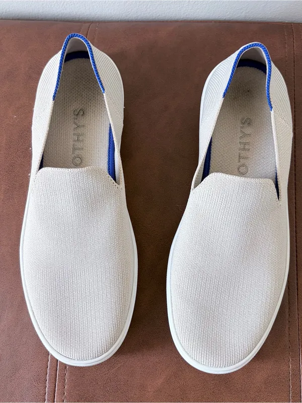 Rothy's The Original Slip-On Sneaker Sand Size 8 - Image 2