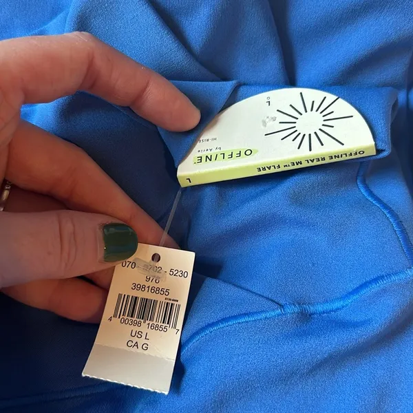 NWT OFFLINE By Aerie Real Me High Waisted Crossover Flare Legging - Image 6