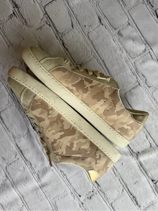 Vintage Havana Bianca Light Camo Multi Size 10 Cute Sneakers Gold Sparkle Star - Image 10