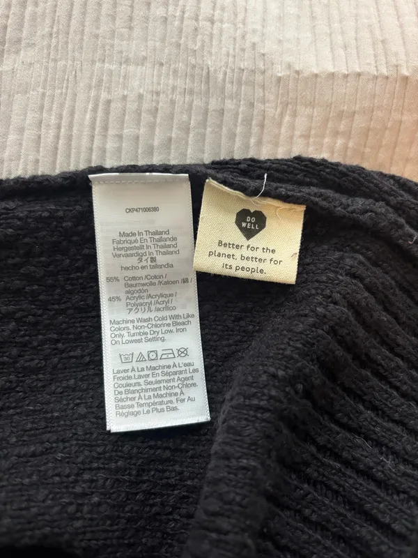 Madewell One-Shoulder Knit Textural Sweater Tank Top - Image 3