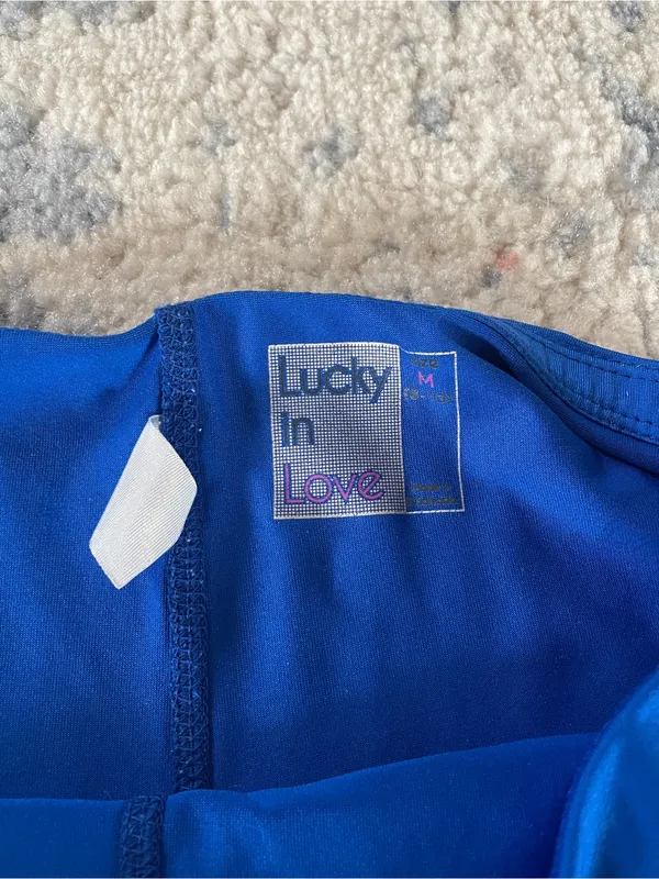 Lucky in Love Women's Ruffle Active Skort - Royal Blue - Image 2