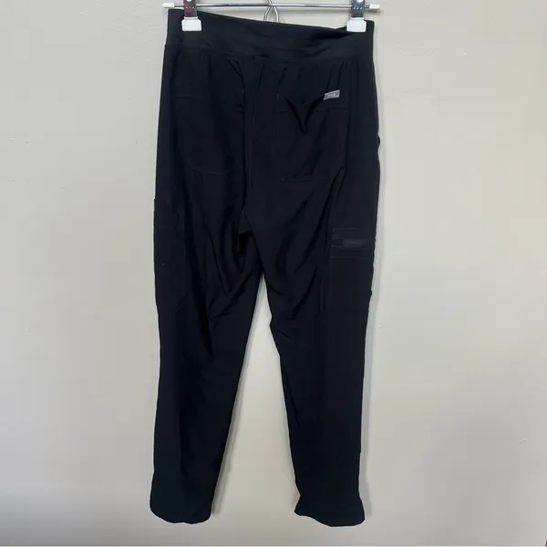 FIGS Yola Free X Lined Scrub Pants Black STYLE W23SW2007T Size Small Tall - Image 10