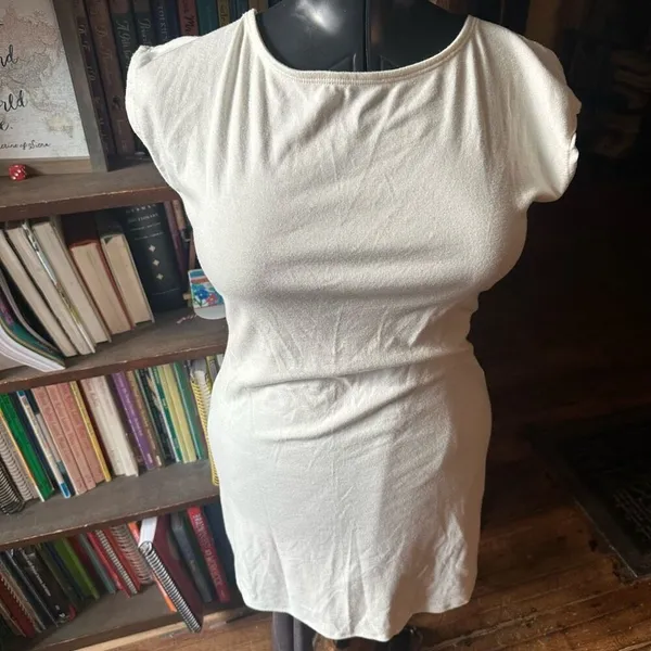 Free People Rosalia Good Feels open back white mini dress - Image 3