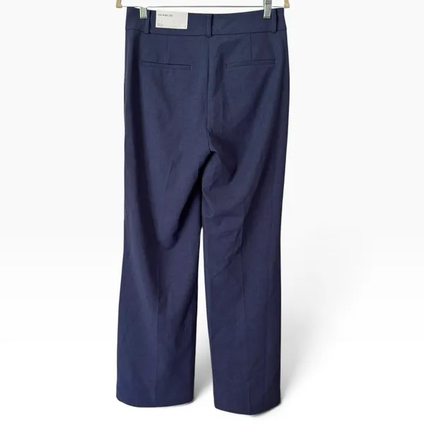 NWT Ann Taylor The Wide Leg Trousers Women’s Size 2 Pleated Blue Career - Image 2