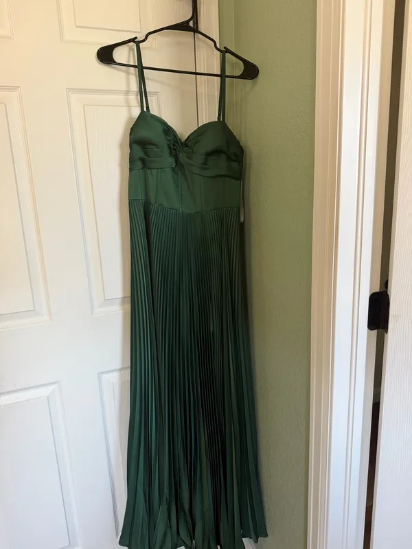 Azazie Bridesmaid Dress Satin - Image 2