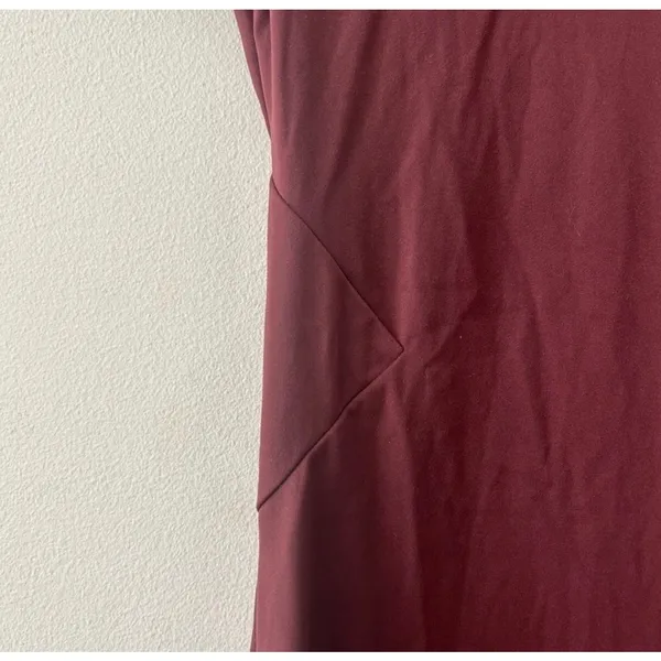 Buffbunny Fall Freely Short Sleeve Burgundy Athletic Dress Sz S - Image 6