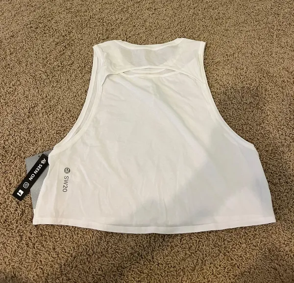 Lululemon SW20 Cut Back Crop Tank - Image 5