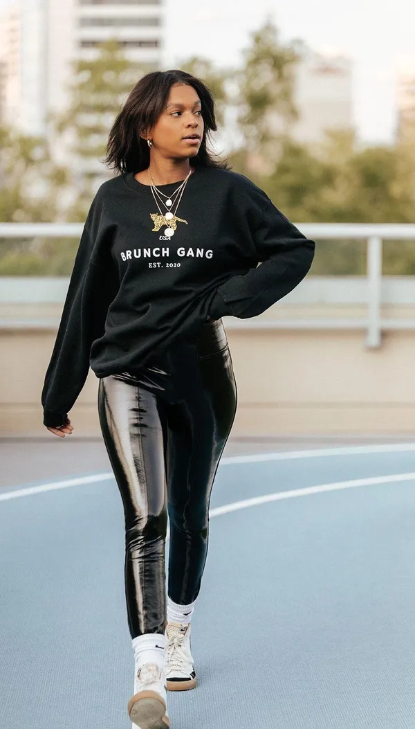 Spanx patent Leather Leggings - Image 5