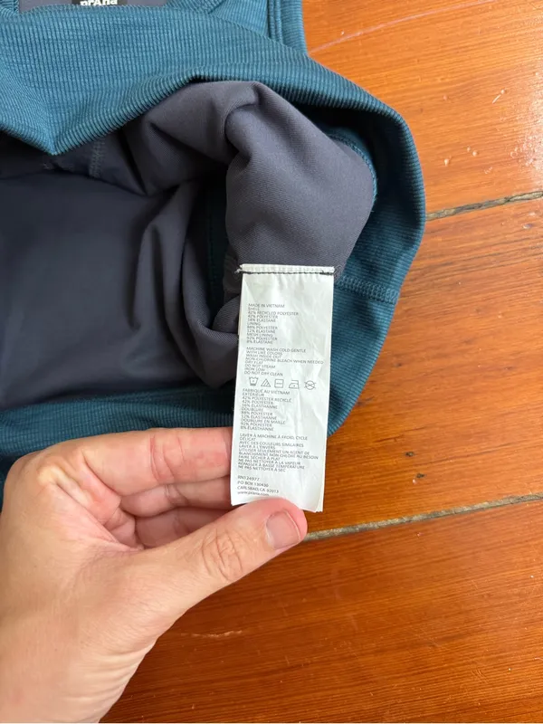 PrAna Becksa Ribbed Sports Bra Tank Teal Sz S 💛🍄 - Image 7