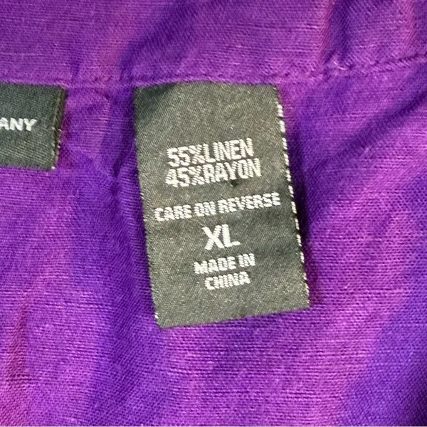 New York & Co. Purple Sleeveless tunic SZ:XL - Image 7