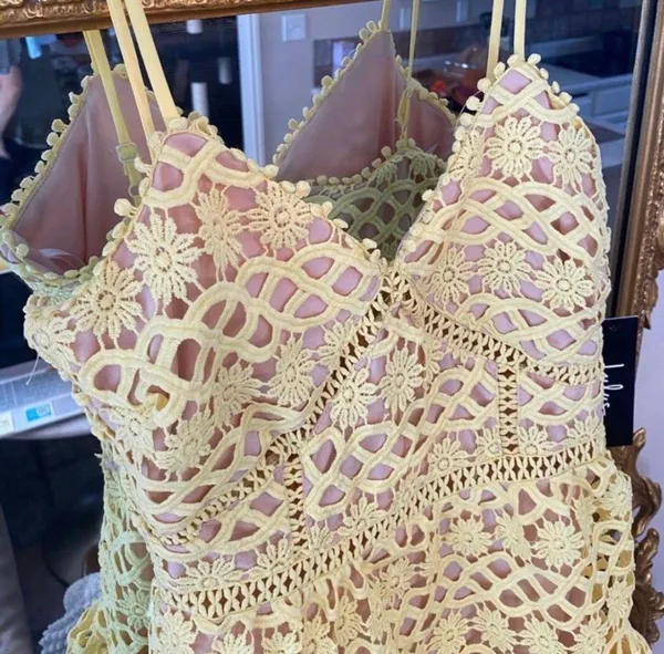 These Three Boutique Yellow recruitment rush Dress - Image 2