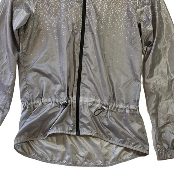 Helly Hensen X-Cool Aspire‎ Gray Running Lightweight Windbreaker Jacket - Image 2