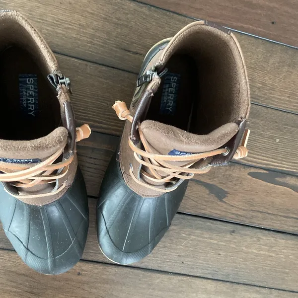 Sperry Brown Rain & Snow Boots Waterproof Comfort - Image 3