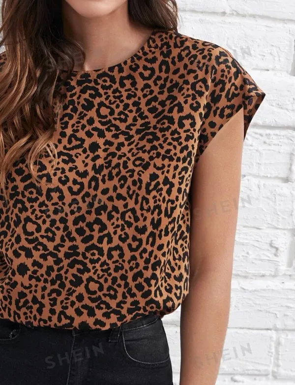 Leopard Tie Top Multi Size M - Image 4