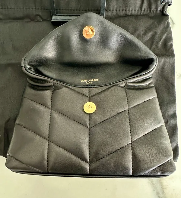 Saint Laurent Lou Puffy Pouch Bag - Image 5
