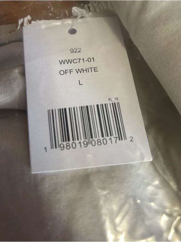 NWT WeWoreWhat Ruched Asymmetrical Knit Maxi Dress Off White Metallic Size Large - Image 4