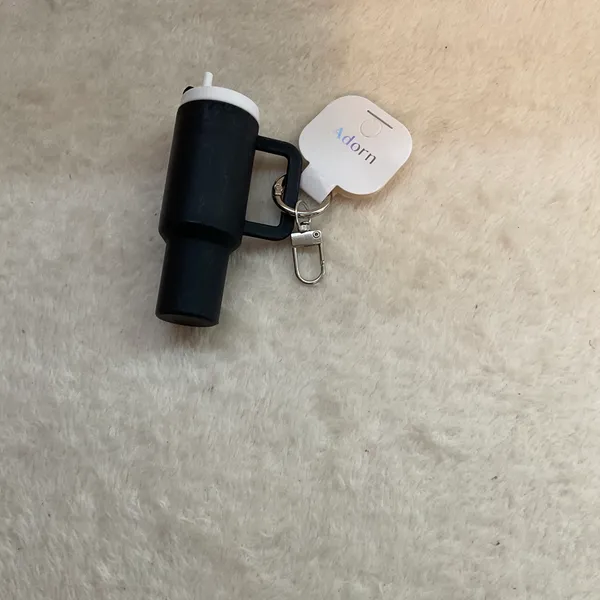 Black Drinking cup key fob - Image 2