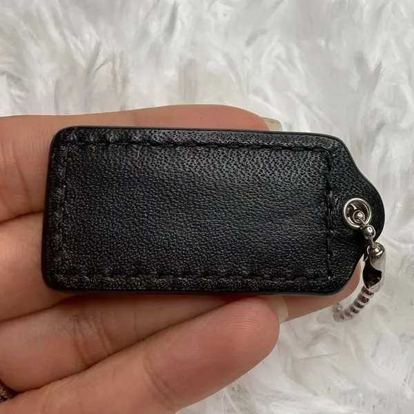1.5" COACH Fob Bag Charm Hang tag Hangtag - Image 2
