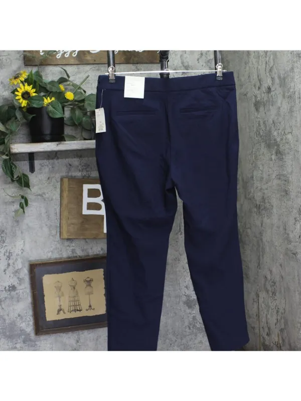 NWT A New Day High-Rise Skinny Ankle Pull-On Pants 93011556 Navy Blue 14 - Image 3