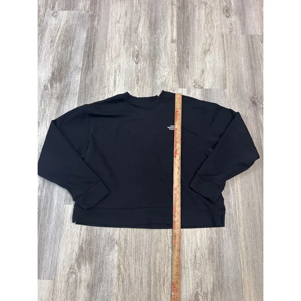 The North Face Womens Black‎ Design Logo Crew Neck Sweatshirt Size Medium - Image 4