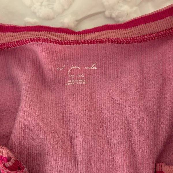 Urban Outfitters out from under pink top size M/L - Image 2