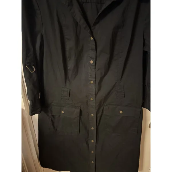 Converse Women's All Star Black 3/4 Sleeve Cotton‎ Shirt Dress - Image 7
