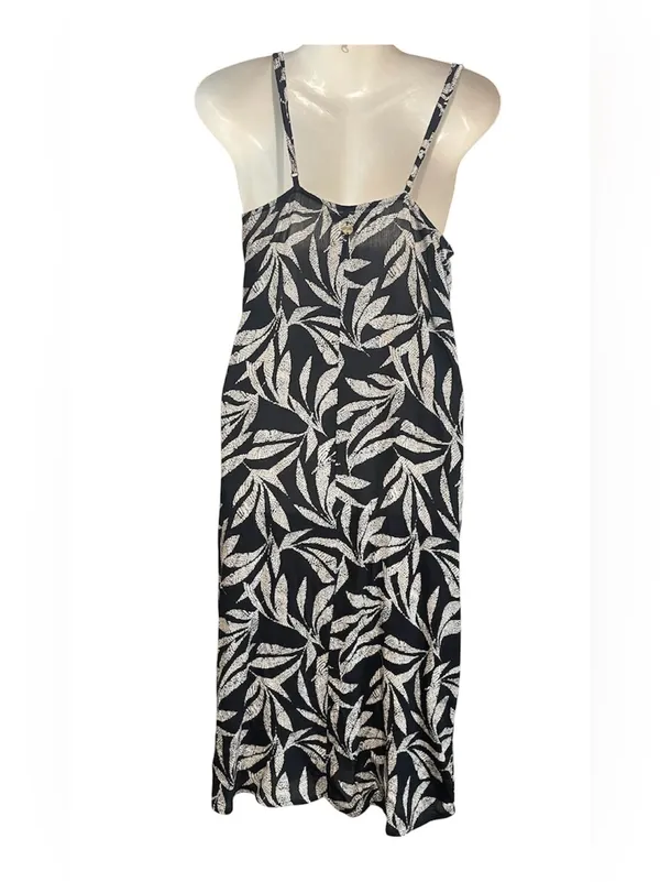 Rip Curl Black and whiteTropical Print Dress - Image 4