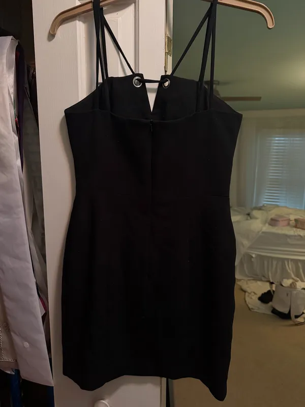 Revolve Black Mini Dress  - Image 5