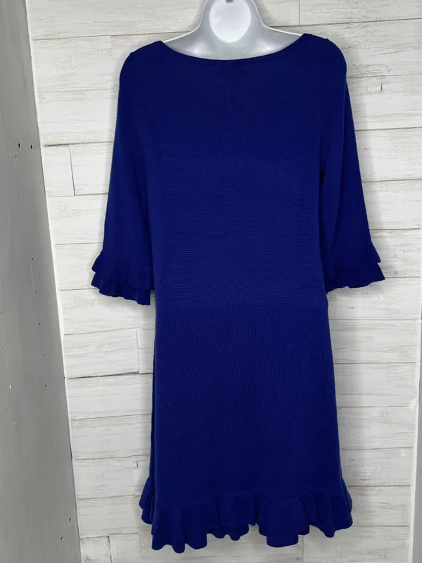 Lilly Pulitzer Helena Merino Wool Ruffle Sweater Dress Size Medium - Image 6