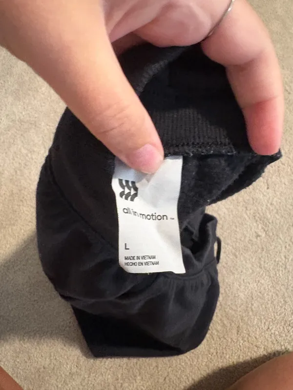 All in Motion Sweat Shorts Black - Image 3