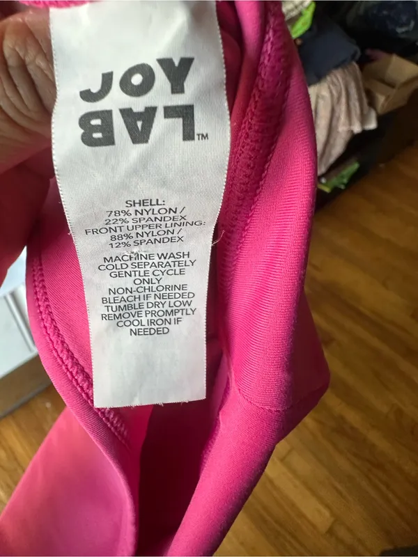 Target JoyLab Pink Strappy Active Jumpsuit Corset Athletic One Piece Size M - Image 4
