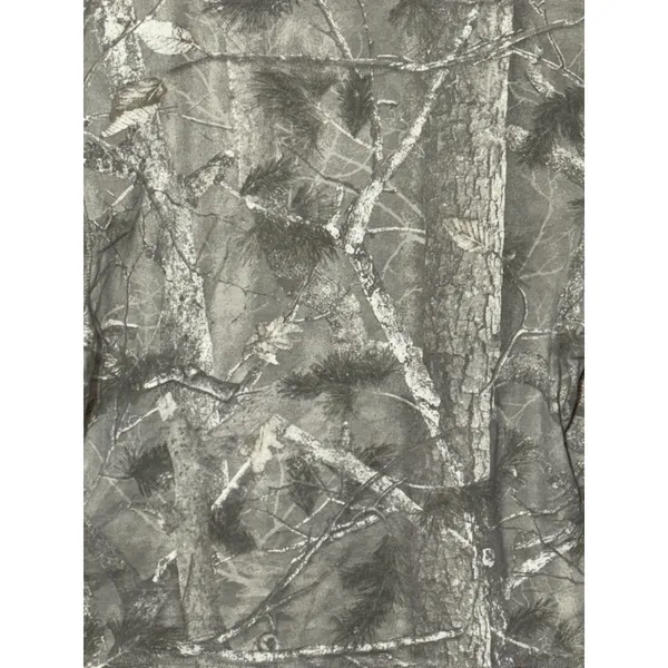 NEW Abercrombie & Fitch Essentials Cropped Gray Camo Short Sleeve Crop Top Sz XS - Image 4