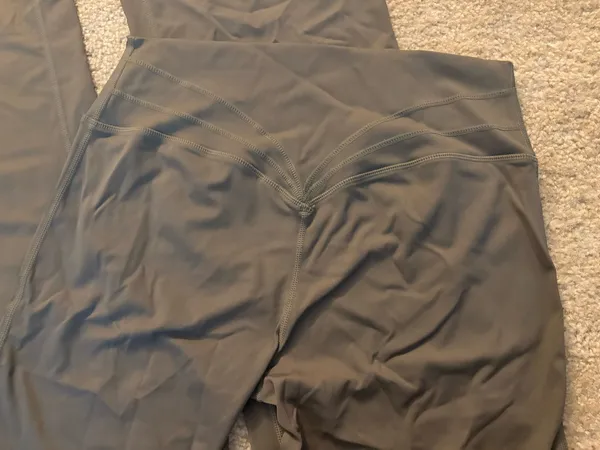 Grey Yoga Pants Gray Size XXL - Image 3