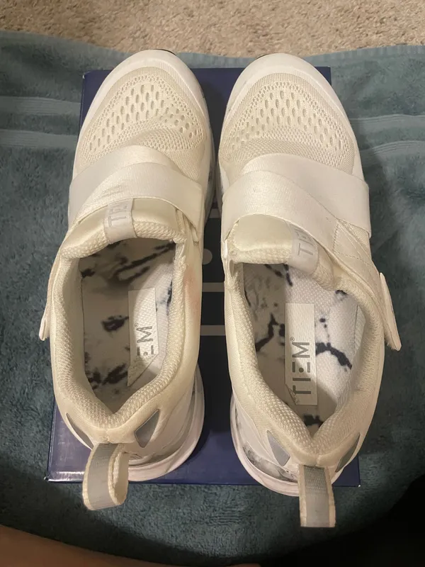 Tiem Spin Shoes White Size 6.5 - Image 3
