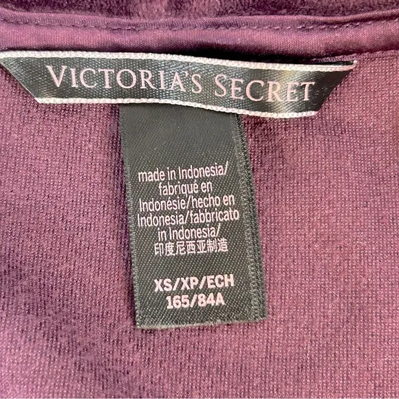 Victorias Secret Purple Velour Tracksuit Size‎ XS - Image 7