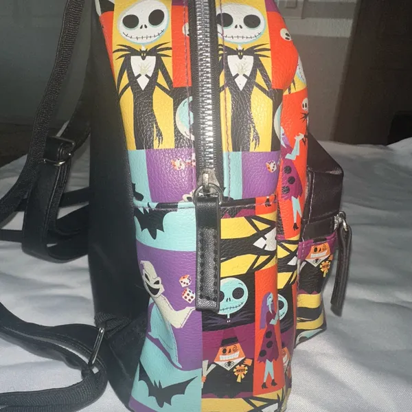 Disney The Nightmare Before Christmas Character Grid Mini Backpack Loungefly - Image 4